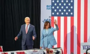 El presidente de EEUU Joe Biden y la vicepresidenta Kamala Harris, en una imagen de archivo.