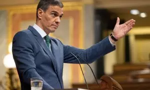 El presidente del Gobierno, Pedro Sánchez, interviene durante una sesión extraordinaria en el Congreso de los Diputados, a 17 de julio de 2024, en Madrid (España). Imagen de archivo.