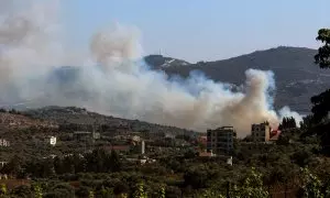 29/07/2024 La localidad libanesa de Kfarkela, el el sur del Líbano, tras ser bombardeada por Israel, a 29 de julio de 2024.