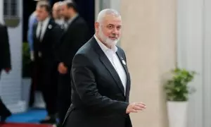 Foto de archivo del líder de Hamás, Ismael Haniyeh, en Teherán, Irán, a 30 de julio de 2024.