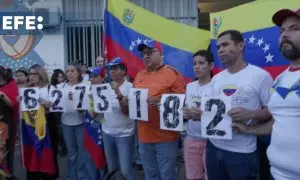 Opositores venezolanos protestan contra el "fraude" y valoran apoyo de Panamá a su causa