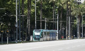 Un tramvia de Barcelona