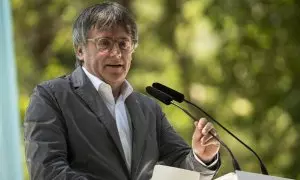 Carles Puigdemont, el pasado 27/7/2024 en Banys i Palaldà, Francia.