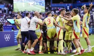 España logra el oro en fútbol masculino ante Francia en los Juegos Olímpicos de París