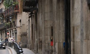 El carrer Ample, al Gòtic, un dels barris amb més pressió turística