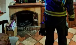 Extinguido el incendio en el tiro de una chimenea en una vivienda de Camaleño