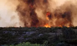 Incendio Atenas