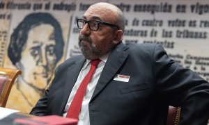 Koldo García, el exasesor del exministro José Luis Ábalos, durante su comparecencia en la Comisión del Senado sobre la investigación de las mascarillas durante la covid-19. E.P./Eduardo Parra / Europa Press