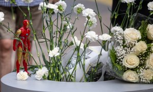 17 de agosto de 2024. Flores del homenaje a las víctimas de los atentados en Barcelona el 17 de agosto de 2017.