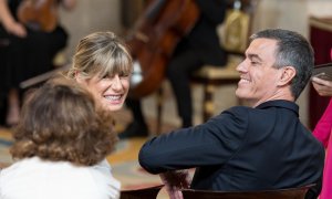 19/08/2024 El presidente del Gobierno, Pedro Sánchez, y su mujer, Begoña Gómez, en una foto de archivo.