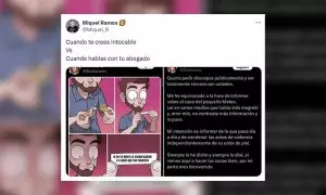 Las redes evidencian a una usuaria por sus bulos racistas sobre el asesinato de Mocejón: "Cuando te crees intocable vs. cuando hablas con tu abogado"