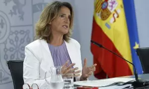 La vicepresidenta tercera y Ministra para la Transición Ecológica y el Reto Demográfico, Teresa Ribera, durante una rueda de prensa posterior a la reunión del Consejo de Ministros.