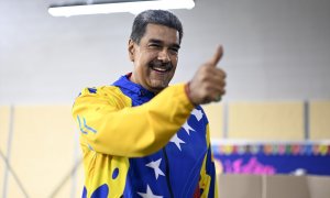 El presidente venezolano, Nicolás Maduro, durante un acto en Caracas.