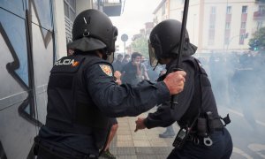 Antidisturbios de la Policía Nacional