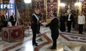 El rey recibe las cartas credenciales de los embajadores de Perú y Paraguay