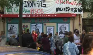 Imágenes de archivo de un desahucio en Argumosa (Madrid), a 28 de septiembre de 2018.