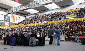 Una assemblea de la CUP, en una imatge d'arxiu