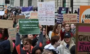 Manifestación del 8M en Londres.