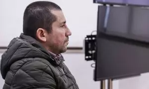 El asesino de Marta Calvo y otras dos mujeres, Jorge Ignacio P.J., durante una vista en el Tribunal Superior de Justicia de la Comunitat Valenciana, a 21 de febrero de 2023.