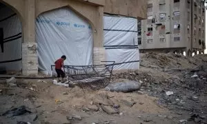 Niño en Gaza