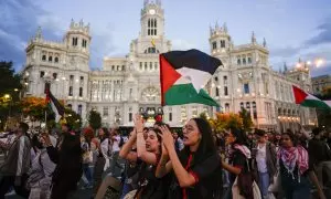 Manifestación por Palestina en Madrid (27/09/2024).