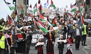 Manifestación pro Palestina