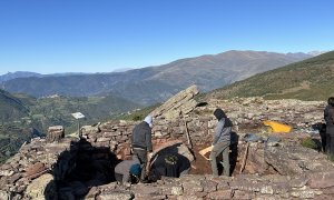 Intervenció arqueològica al despoblat de Santa Creu de Llagunes, al Pallars Sobirà