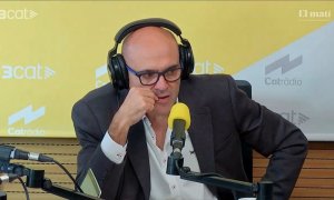 08/10/2024 - L'exconseller d'ERC Xavier Vendrell, en l'entrevista a Catalunya Ràdio d'aquest dimarts.