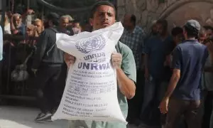 Gaza palestino unwra alimento comida