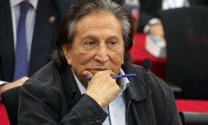 El expresidente Alejandro Toledo, asiste a la lectura de su sentencia este lunes, en Lima (Perú), a 21 de octubre de 2024.