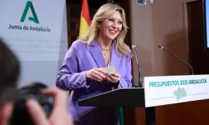 La consejera andaluza de Hacienda, Carolina España.