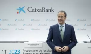 El consejero delegado de CaixaBank, Gonzalo Cortázar