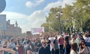 Manifestación por la vivienda de Sevilla, este sábado.