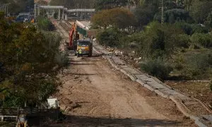 Arreglo vías de tren Valencia DANA