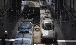 Foto de archivo de trenes Puerta de Atocha-Almudena Grandes, a 18 de agosto de 2024.