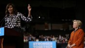 Michelle Obama en su primer acto con Hillary Clinton: "Tiene más experiencia que Barack y que Bill"