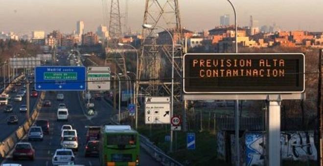 Madrid limita este martes la velocidad en la M-30 y en los accesos por alta contaminación