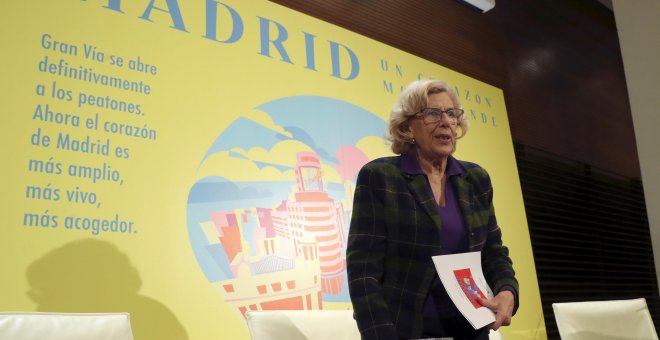 El proyecto de Carmena para humanizar la Gran Vía de Madrid comienza en diciembre