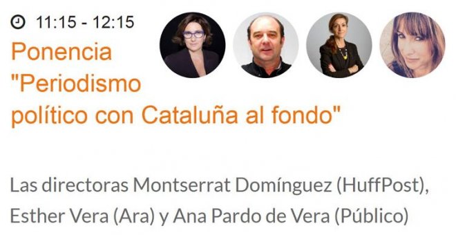 Las directoras de 'Público', 'HuffPost' y 'Ara' debatirán en Huesca sobre el tratamiento de la información política
