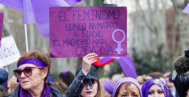 El antirracismo marca la huelga feminista del 8M