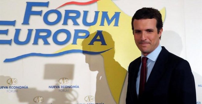 Casado anuncia que llevará al Constitucional la candidatura de Puigdemont a las europeas