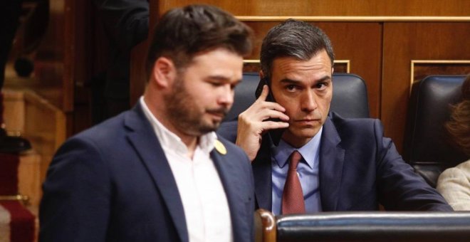 PSOE y ERC se enfrentan por la "república digital catalana" en la víspera de las negociaciones de investidura