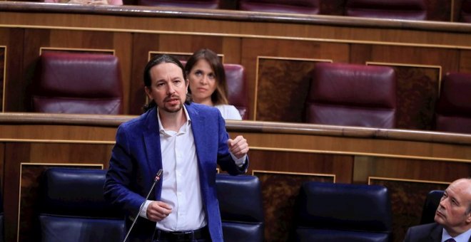 Iglesias afea al PP su "traición a España" al colaborar con la ultraderecha europea para condicionar las ayudas por la Covid