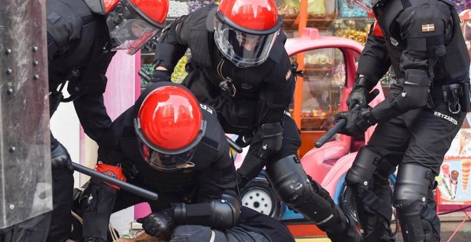 El Gobierno Vasco defiende el carácter "reservado" del protocolo de los antidisturbios de la Ertzaintza