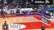 Espectacular triple de espaldas de Felipe Reyes y paliza del Madrid