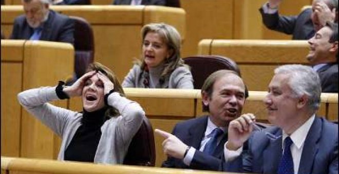 Bronca del PP en el Senado para arropar a Cospedal