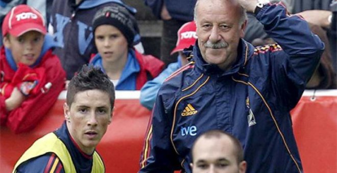 Del Bosque ensaya su plan B