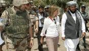 Militares españoles desactivan un artefacto explosivo en Afganistán