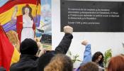 Inauguran un mausoleo en Ávila con protestas por la bandera republicana