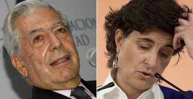 Vargas Llosa pone a María San Gil "como ejemplo" en la lucha por la libertad